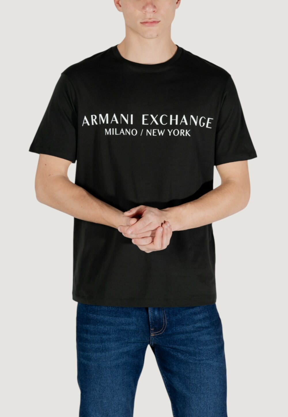 T-shirt Armani Exchange  Black-White - Foto 1