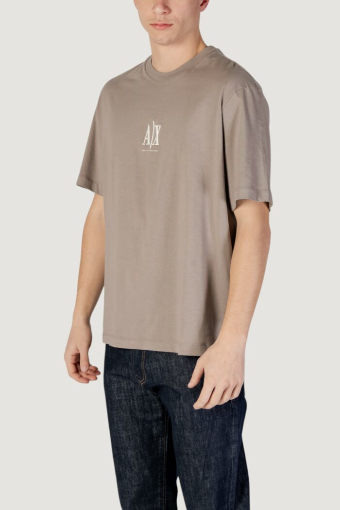 T-shirt Armani Exchange  Marrone