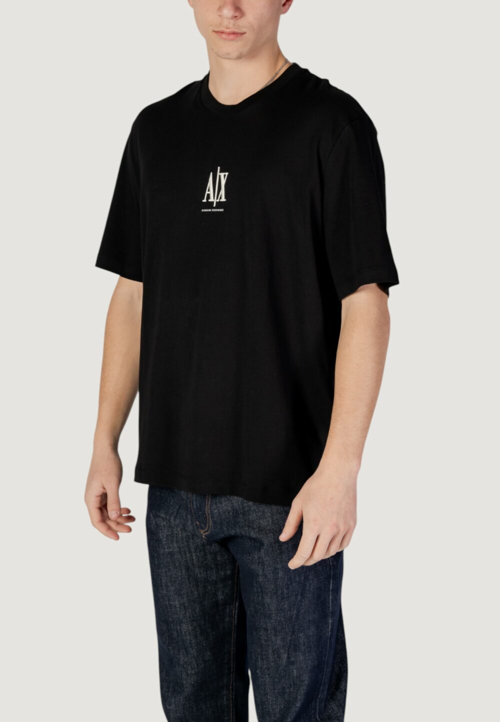 T-shirt Armani Exchange  Nero - Foto 2