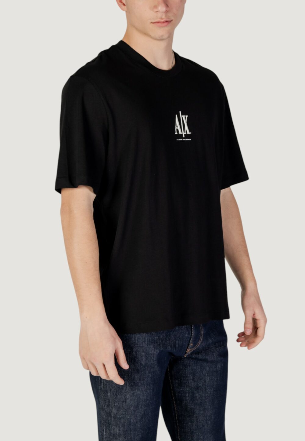 T-shirt Armani Exchange  Nero - Foto 3