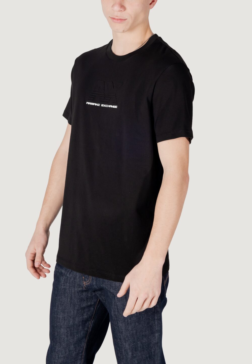 T-shirt Armani Exchange  Nero - Foto 3