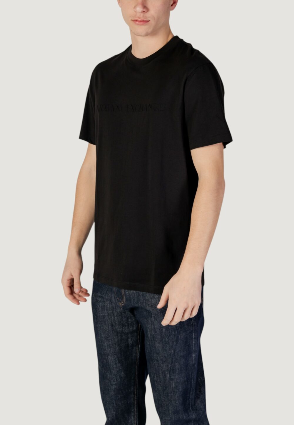 T-shirt Armani Exchange  Nero - Foto 2