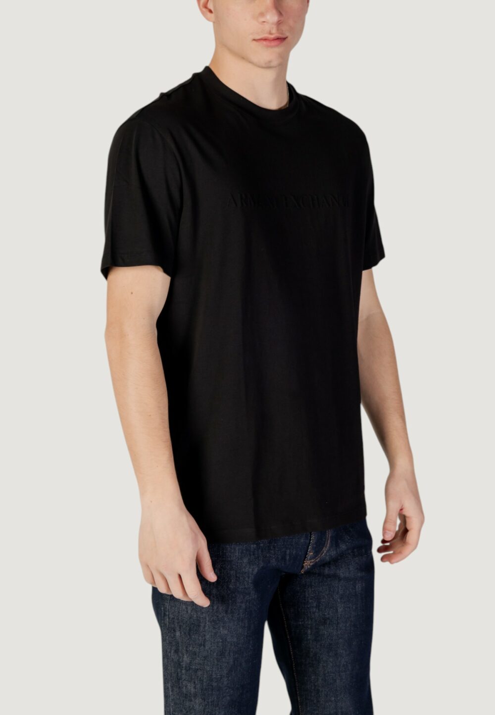 T-shirt Armani Exchange  Nero - Foto 3