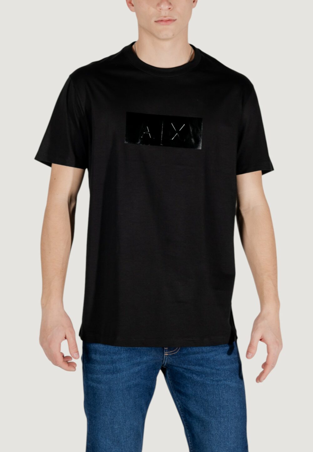 T-shirt Armani Exchange  Nero - Foto 1