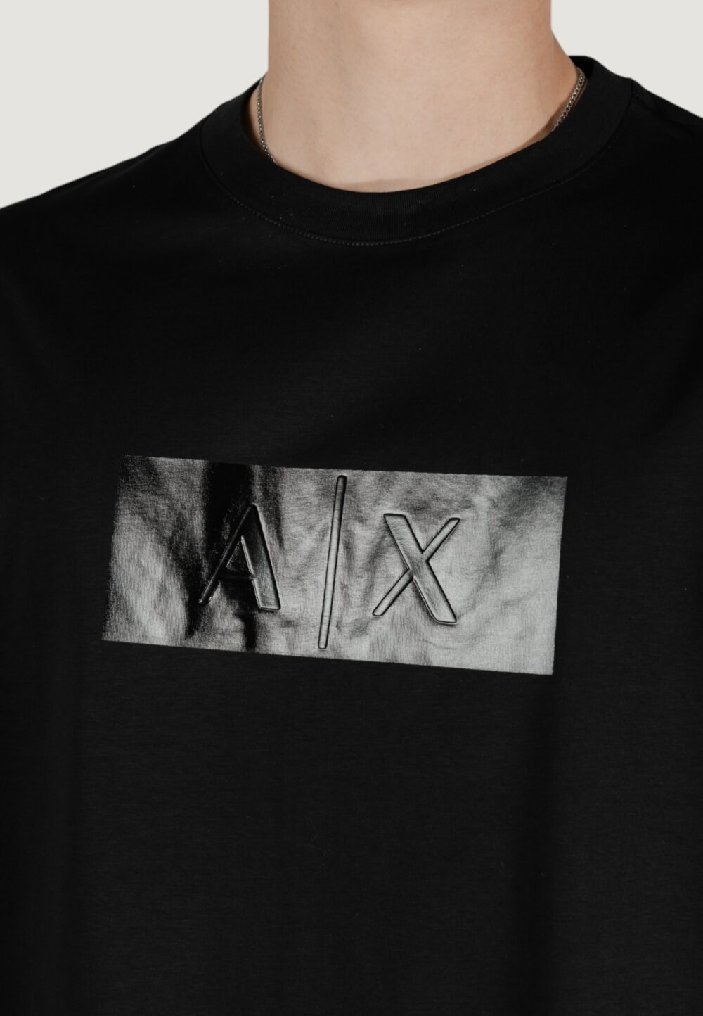 T-shirt Armani Exchange  Nero - Foto 2