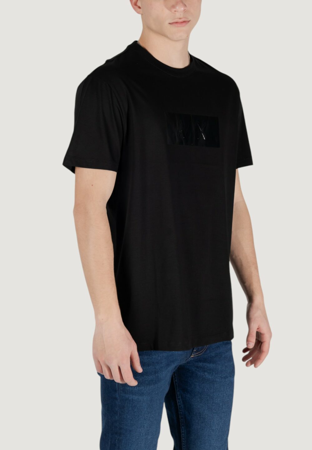 T-shirt Armani Exchange  Nero - Foto 4