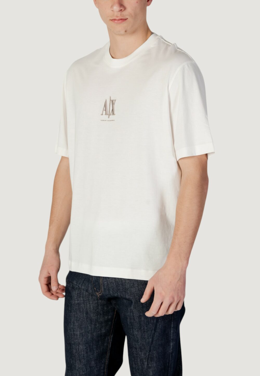 T-shirt Armani Exchange  Panna - Foto 2