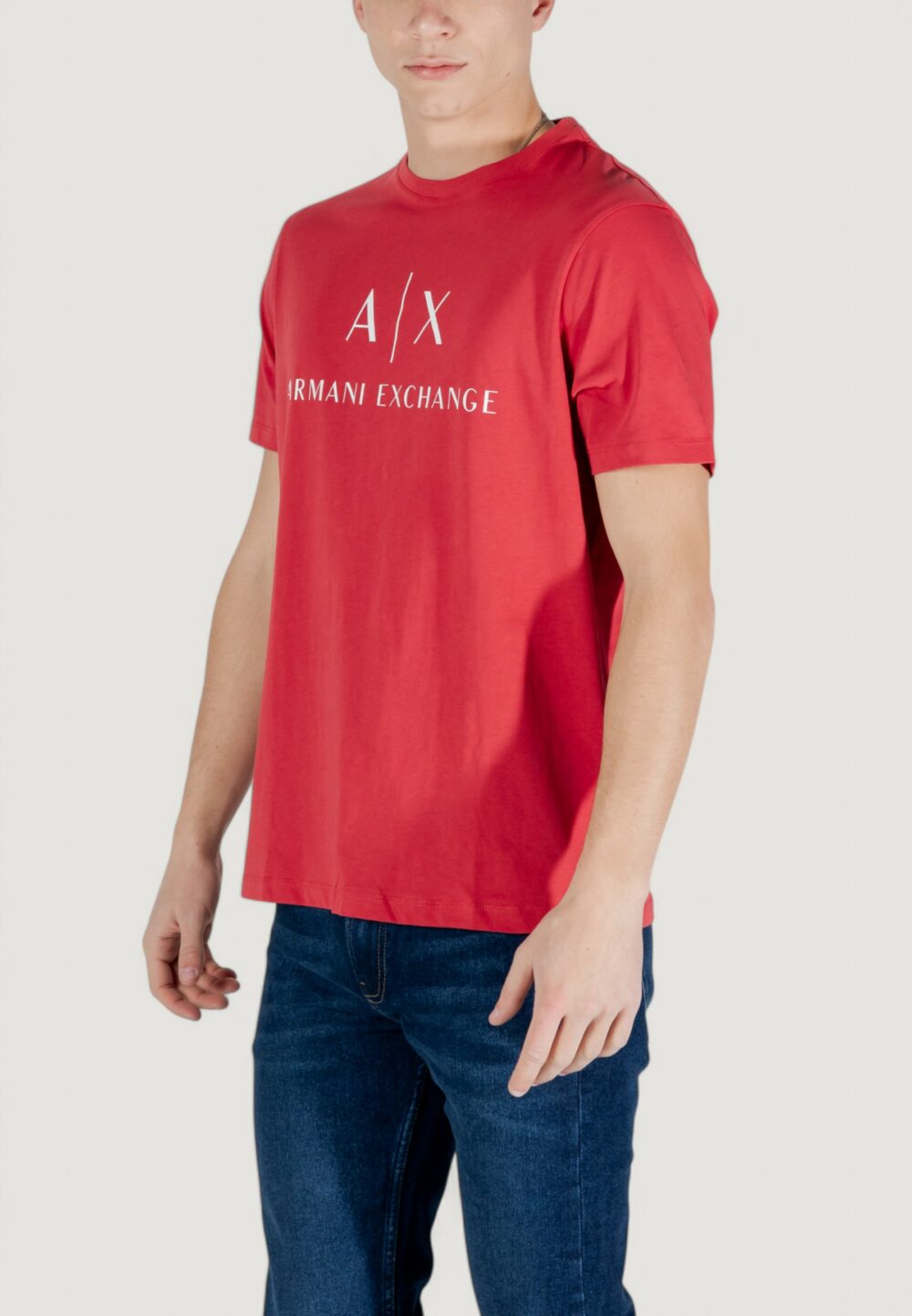 T-shirt Armani Exchange  Rosso - Foto 2