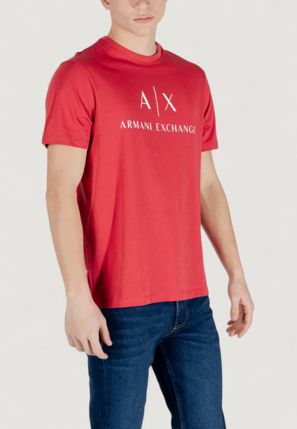 T-shirt Armani Exchange  Rosso - Foto 3