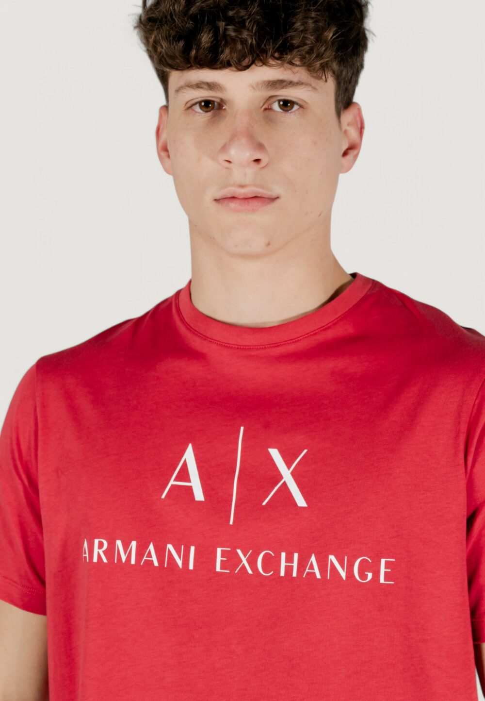 T-shirt Armani Exchange  Rosso - Foto 5