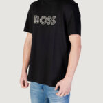 T-shirt Boss Te_logotexture 10262528 01 Nero - Foto 2