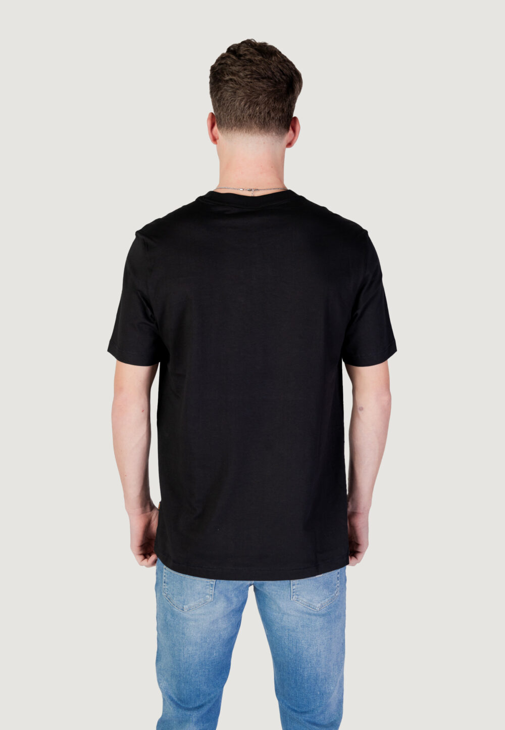 T-shirt Boss Te_logotexture 10262528 01 Nero - Foto 4