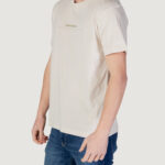 T-shirt Calvin Klein Jeans MINIMAL LOGO TEE Beige chiaro - Foto 2