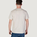 T-shirt Calvin Klein Jeans MINIMAL LOGO TEE Beige chiaro - Foto 4