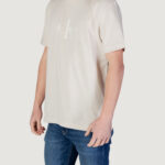 T-shirt Calvin Klein Jeans SHINY MONOLOGO TEE Beige chiaro - Foto 5