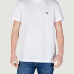 T-shirt Calvin Klein Jeans HEAVY REGULAR TEE Bianco - Foto 1