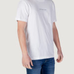 T-shirt Calvin Klein Jeans MINIMAL LOGO TEE Bianco - Foto 3