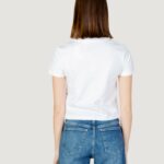 T-shirt Calvin Klein Jeans MONOLOGO BABY Bianco - Nero - Foto 3