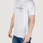 T-shirt Calvin Klein Jeans SS HERO MONOGRAM TEE Bianco - Foto 2