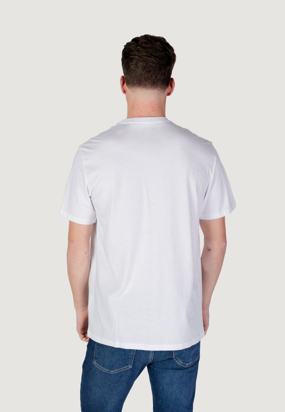 T-shirt Calvin Klein Jeans SS HERO MONOGRAM TEE Bianco - Foto 4