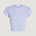 T-shirt Calvin Klein Jeans MONOGRAM BABY TEE Lilla - Foto 5