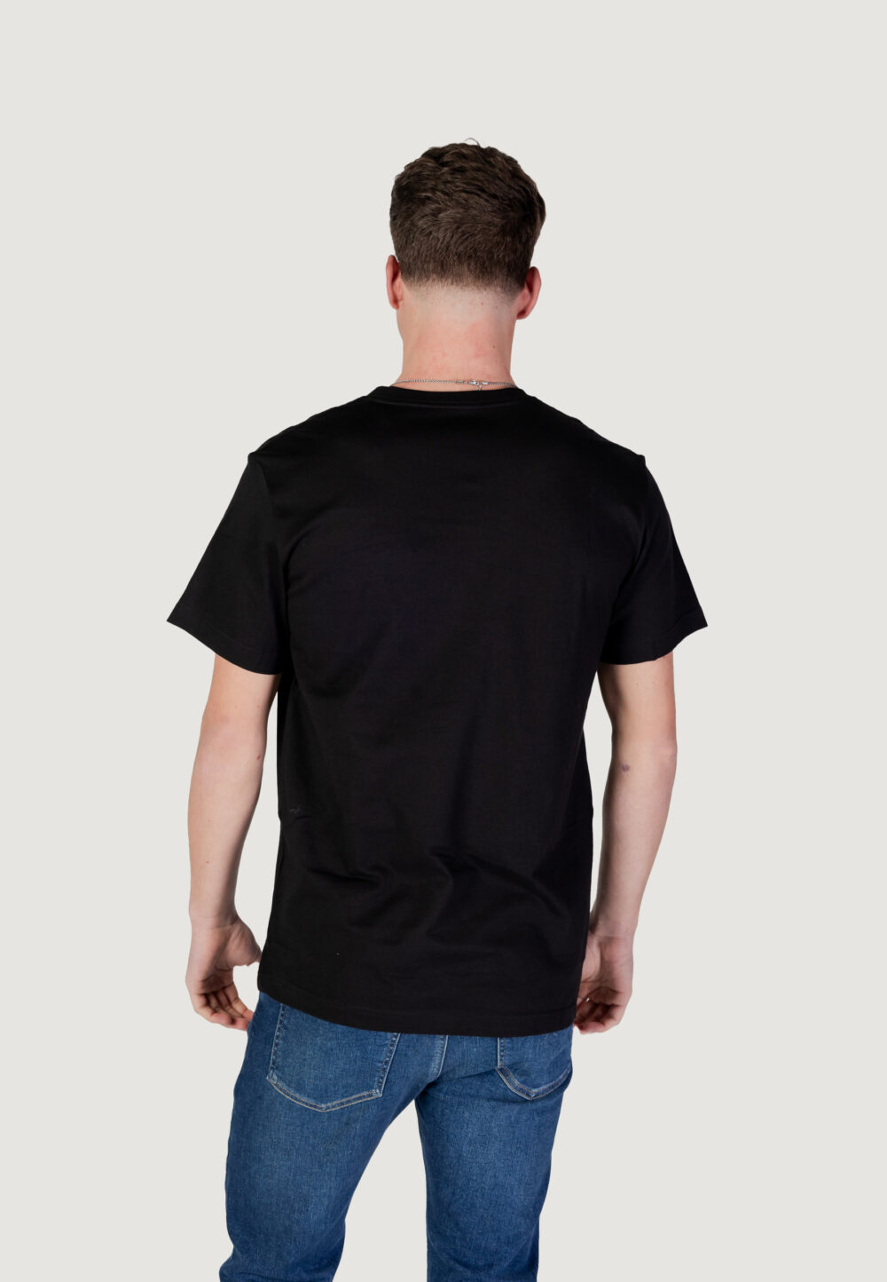 T-shirt Calvin Klein Jeans MINIMAL LOGO TEE Nero - Foto 4