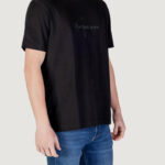 T-shirt Calvin Klein Jeans SHINY MONOLOGO TEE Nero - Foto 3