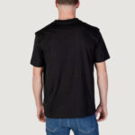 T-shirt Calvin Klein Jeans SHINY MONOLOGO TEE Nero - Foto 4