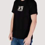 T-shirt Calvin Klein Jeans SMALL CK BOX TEE Nero - Foto 2