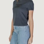 T-shirt Calvin Klein Jeans WASHED PUFF PRINT Nero - Foto 2