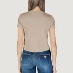 T-shirt Calvin Klein Jeans WASHED PUFF PRINT Taupe - Foto 2