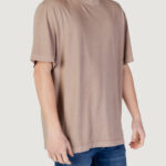 T-shirt Calvin Klein Jeans WASHED PUFF PRINT Taupe - Foto 3