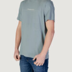 T-shirt Calvin Klein Jeans MINIMAL LOGO TEE Verde - Foto 2