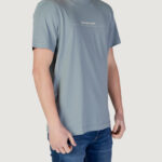 T-shirt Calvin Klein Jeans MINIMAL LOGO TEE Verde - Foto 3