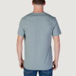 T-shirt Calvin Klein Jeans MINIMAL LOGO TEE Verde - Foto 4