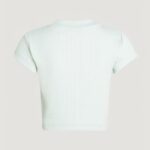 T-shirt Calvin Klein Jeans MONOGRAM BABY TEE Verde - Foto 3