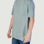 T-shirt Calvin Klein Jeans WASHED PUFF PRINT Verde - Foto 2