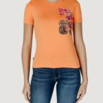 T-shirt Desigual TS_BOTANICAL_LACROIX Arancione - Foto 1