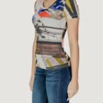 T-shirt Desigual TS_COLLAGE Beige - Foto 2