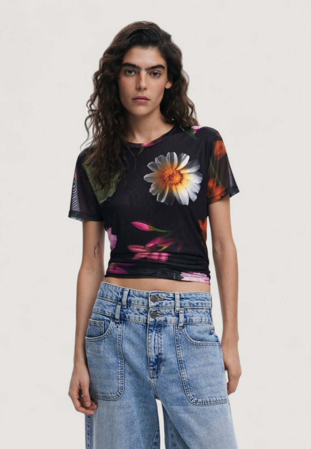 T-shirt Desigual TS_DES MOINES Nero - Foto 1