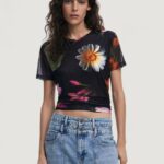 T-shirt Desigual TS_DES MOINES Nero - Foto 1