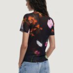 T-shirt Desigual TS_DES MOINES Nero - Foto 3