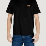 T-shirt EA7  Black gold - Foto 1