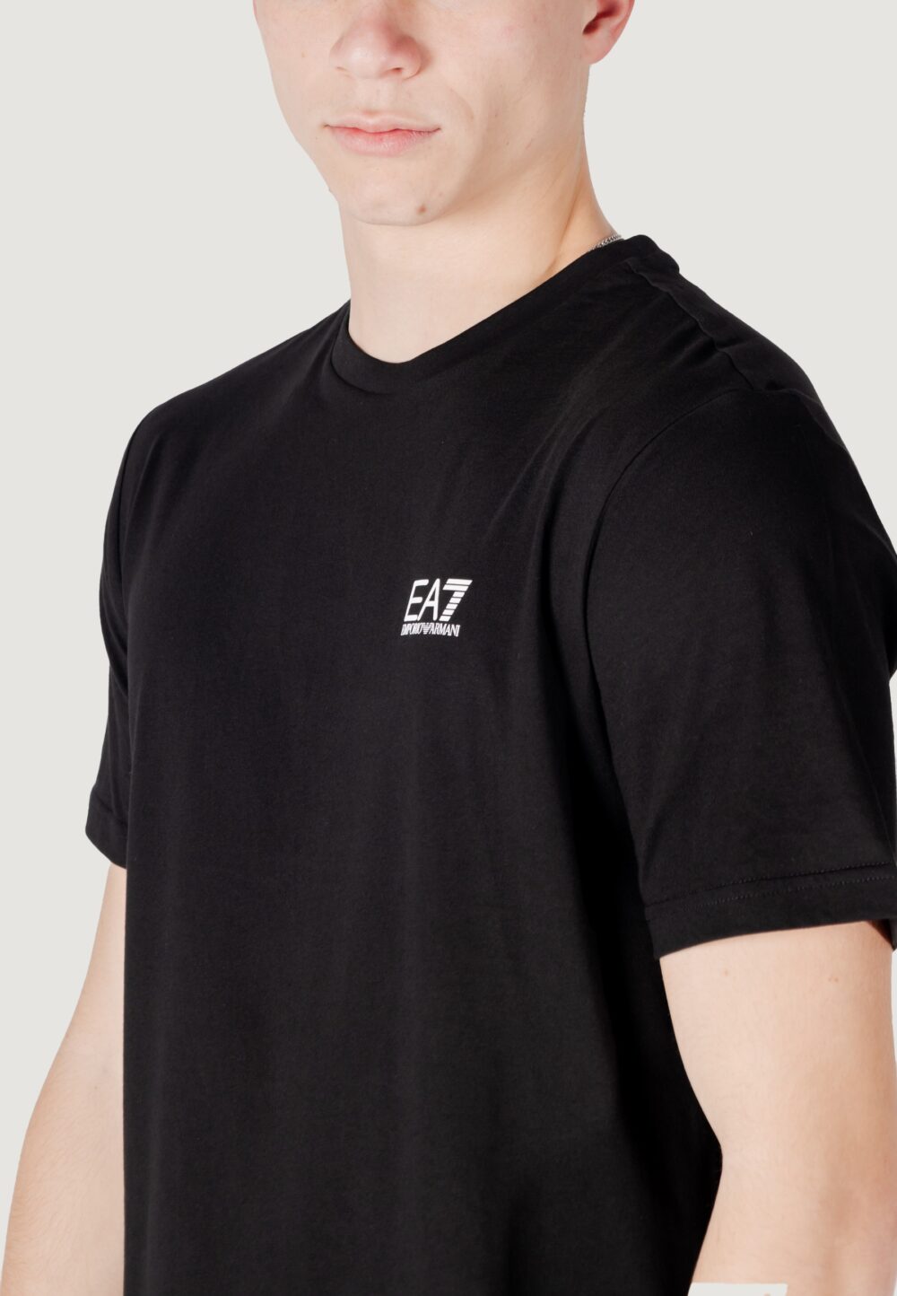 T-shirt EA7  Black Silver - Foto 3