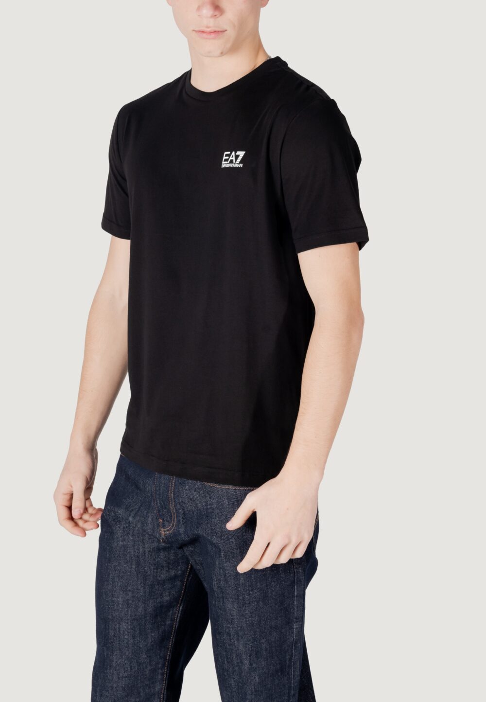 T-shirt EA7  Black Silver - Foto 5