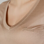 T-shirt Guess VN SS LIGHT BASIC Beige scuro - Foto 5