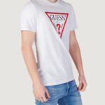 T-shirt Guess CN SS ORIGINAL LOGO Bianco - Foto 2