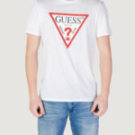 T-shirt Guess CN SS ORIGINAL LOGO Bianco - Foto 4