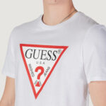 T-shirt Guess CN SS ORIGINAL LOGO Bianco - Foto 5