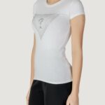 T-shirt Guess SS TRIANGLE OMBRE R3 Bianco - Foto 2